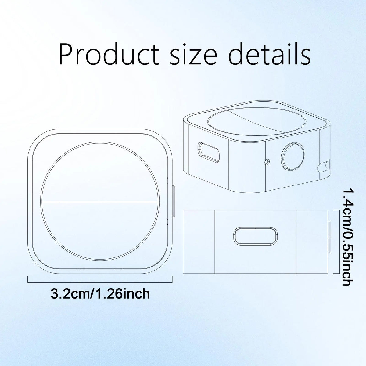 Wireless Charging Power Bank for Apple Watch, Smart Watch Charger, Compact Portable Design, 2.5W Quick Charge, Portable Travel Charger