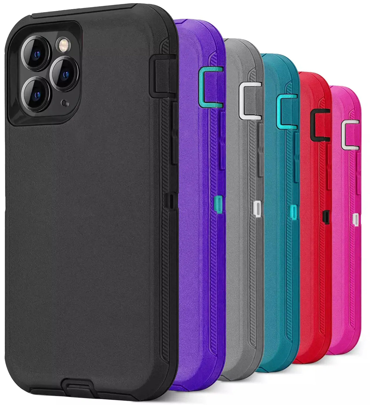 Heavy Duty Shockproof Rugged Phone Case & Protector, Casing for Iphone 17, 17E, Air, 16, 16E, 15 Pro Max, 14, 13, 12, 11, Xr, Xs – Essential Mobile Phone Accessory for Handheld Smartphone Protection