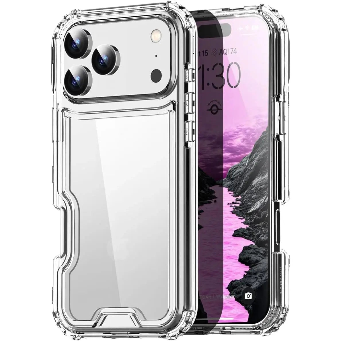 Heavy Duty Shockproof Rugged Phone Case & Protector, Casing for Iphone 17, 17E, Air, 16, 16E, 15 Pro Max, 14, 13, 12, 11, Xr, Xs – Essential Mobile Phone Accessory for Handheld Smartphone Protection